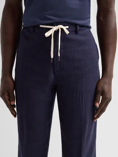 PAIGE Men's Tiano Straight-Leg Drawstring Pants - Deep Anchor - Size 40 | Thumbnail 5 PAIGE Men's Tiano Straight-Leg Drawstring Pants - Deep Anchor - Size 40 | Thumbnail 5