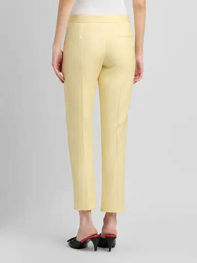 Alexander McQueen Women's Wool Cigarette Trousers - Sherbet - Size 12 | Thumbnail 5