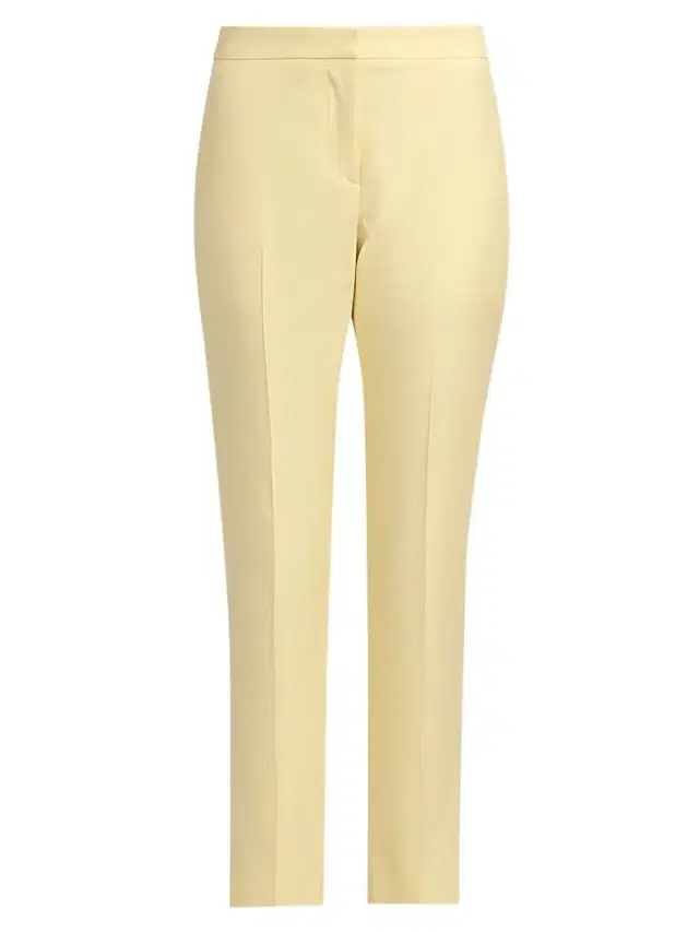 Women's Wool Cigarette Trousers - Sherbet