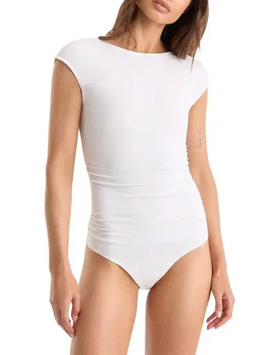 GOOD AMERICAN Women's The Open Back Bodysuit | Thumbnail 1 GOOD AMERICAN Women's The Open Back Bodysuit | Thumbnail 1