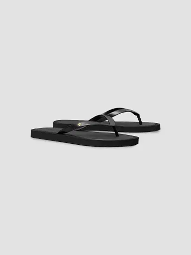 Tory Burch Women's Kira Padded Flip-Flops - Perfect Black Gold - Size 9.5 | Thumbnail 3