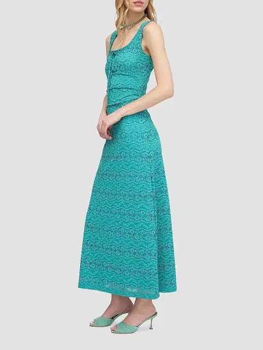 Hill House Home Women's The Coraline Dress - Teal Stretch Lace - Size XXL | Thumbnail 2 Hill House Home Women's The Coraline Dress - Teal Stretch Lace - Size XXL | Thumbnail 2