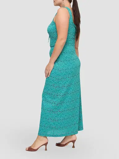 Hill House Home Women's The Coraline Dress - Teal Stretch Lace - Size XXL | Thumbnail 5 Hill House Home Women's The Coraline Dress - Teal Stretch Lace - Size XXL | Thumbnail 5