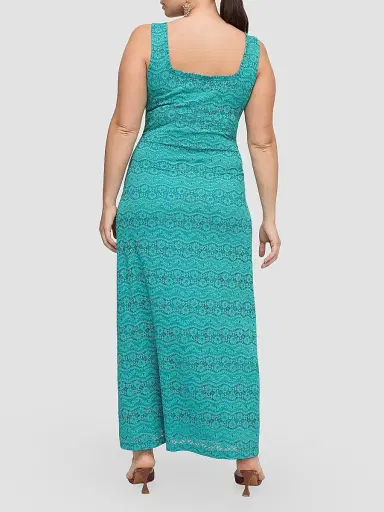 Hill House Home Women's The Coraline Dress - Teal Stretch Lace - Size XXL | Thumbnail 6 Hill House Home Women's The Coraline Dress - Teal Stretch Lace - Size XXL | Thumbnail 6