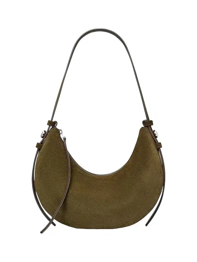 Tory Burch Women's Romy Suede Half Moon Bag - Leccio