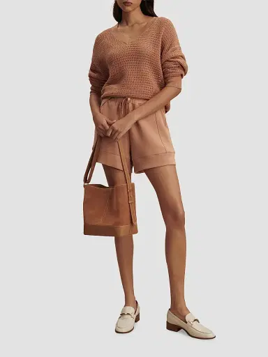 Varley Women's Gaia Open-Knit Cotton Sweater | Thumbnail 2