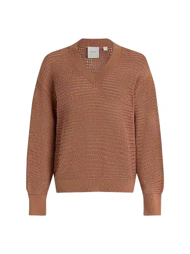 Varley Women's Gaia Open-Knit Cotton Sweater | Thumbnail 1
