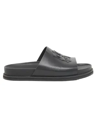 AMIRI Men's MA Leather Slides - Black - Size 7 Sandals | Thumbnail 1