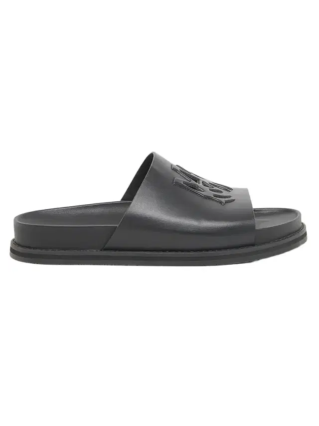 Amiri Men's MA Leather Slides - Black  Sandals