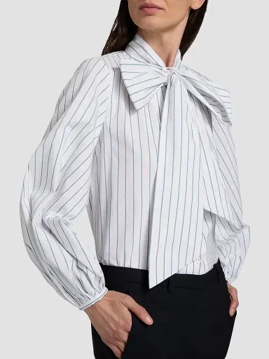 L'Agence Women's Deon Tie Neck Blouse | Thumbnail 6 L'Agence Women's Deon Tie Neck Blouse | Thumbnail 6