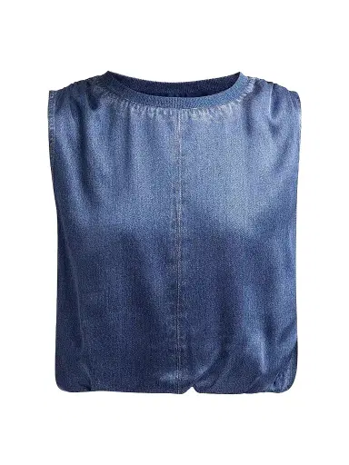 rag & bone Women's Miramar Satin Bubble Top | Thumbnail 1