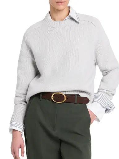 TWP Women's New Jill Cashmere Sweater - Pumice - Size XL | Thumbnail 3 TWP Women's New Jill Cashmere Sweater - Pumice - Size XL | Thumbnail 3