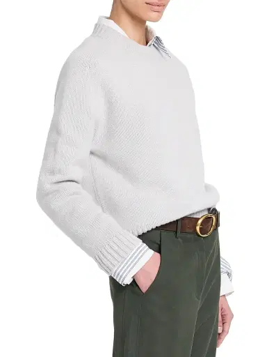 TWP Women's New Jill Cashmere Sweater - Pumice - Size XL | Thumbnail 4 TWP Women's New Jill Cashmere Sweater - Pumice - Size XL | Thumbnail 4