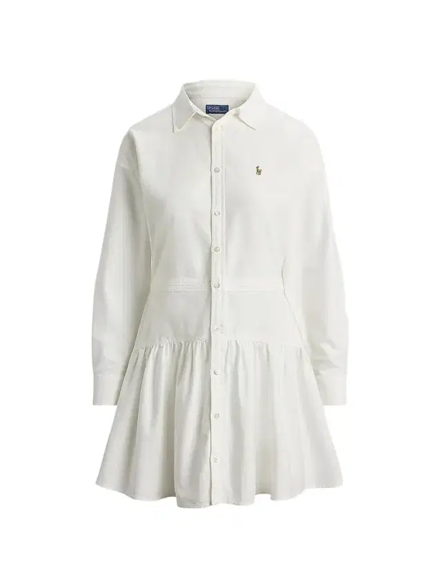 Women's Oxford Mini Shirtdress - White