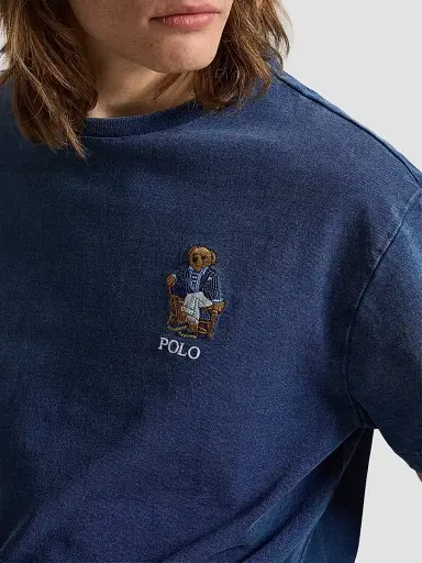 Polo Ralph Lauren Men's Classic-Fit Polo Bear T-Shirt - Newport Bear Dark Indigo - Size XXL | Thumbnail 5 Polo Ralph Lauren Men's Classic-Fit Polo Bear T-Shirt - Newport Bear Dark Indigo - Size XXL | Thumbnail 5