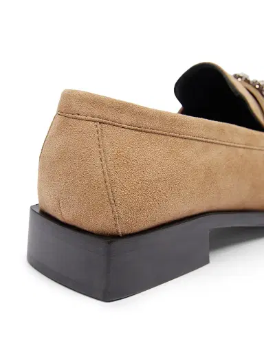 Roger Vivier Women's Viv Moc 25MM Embellished Suede Loafers | Thumbnail 6 Roger Vivier Women's Viv Moc 25MM Embellished Suede Loafers | Thumbnail 6