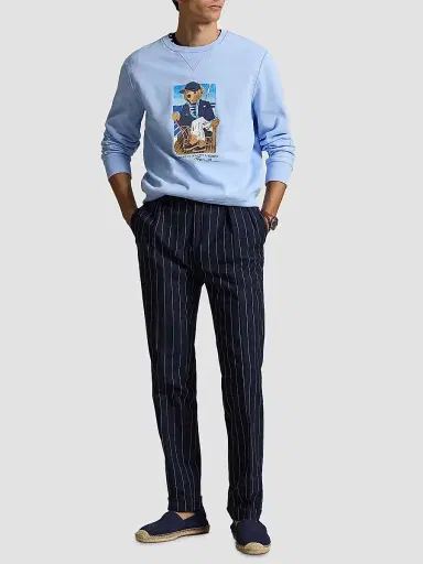 Polo Ralph Lauren Men's Polo Bear Cotton Fleece Sweatshirt - Newport Bear Office Blue - Size XXL | Thumbnail 2 Polo Ralph Lauren Men's Polo Bear Cotton Fleece Sweatshirt - Newport Bear Office Blue - Size XXL | Thumbnail 2