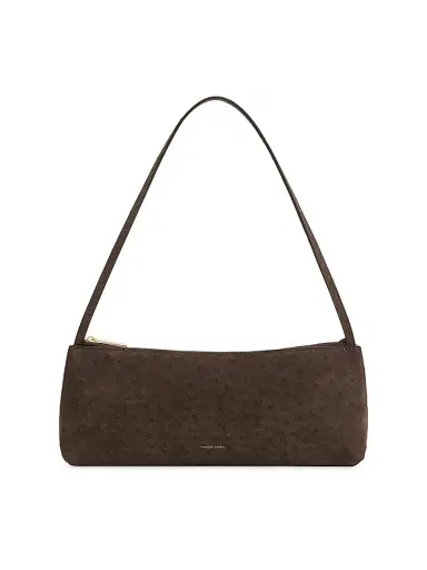 MANSUR GAVRIEL Women's Gaia Ostrich-Embossed Leather Baguette Bag | Thumbnail 1 MANSUR GAVRIEL Women's Gaia Ostrich-Embossed Leather Baguette Bag | Thumbnail 1