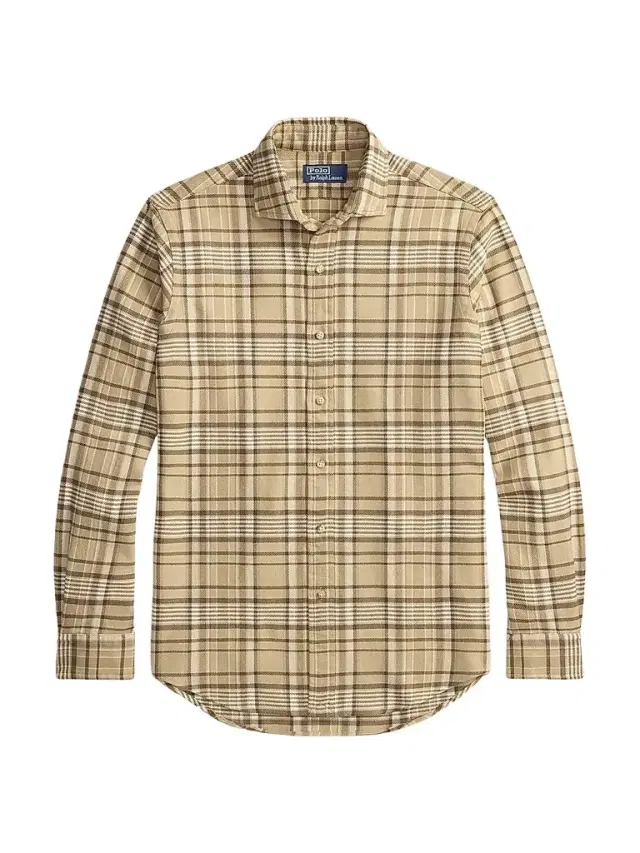 Men's Classic-Fit Plaid Flannel Shirt - Brown Multi
