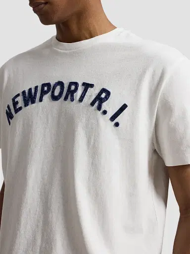 Polo Ralph Lauren Men's Classic-Fit Distressed Appliqué Crewneck T-Shirt - White - Size XXL | Thumbnail 5