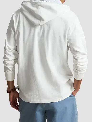 Polo Ralph Lauren Men's Polo Bear Cotton Hoodie - Newport Bear White - Size XXL | Thumbnail 3 Polo Ralph Lauren Men's Polo Bear Cotton Hoodie - Newport Bear White - Size XXL | Thumbnail 3