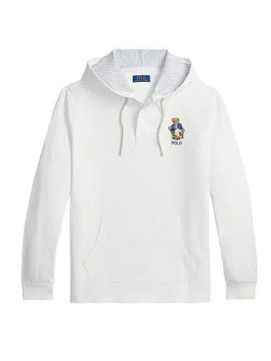 Polo Ralph Lauren Men's Polo Bear Cotton Hoodie - Newport Bear White - Size XXL | Thumbnail 1 Polo Ralph Lauren Men's Polo Bear Cotton Hoodie - Newport Bear White - Size XXL | Thumbnail 1