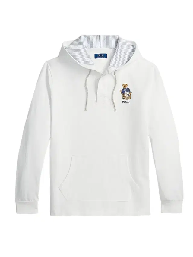 Polo Ralph Lauren Men's Polo Bear Cotton Hoodie - Newport Bear White