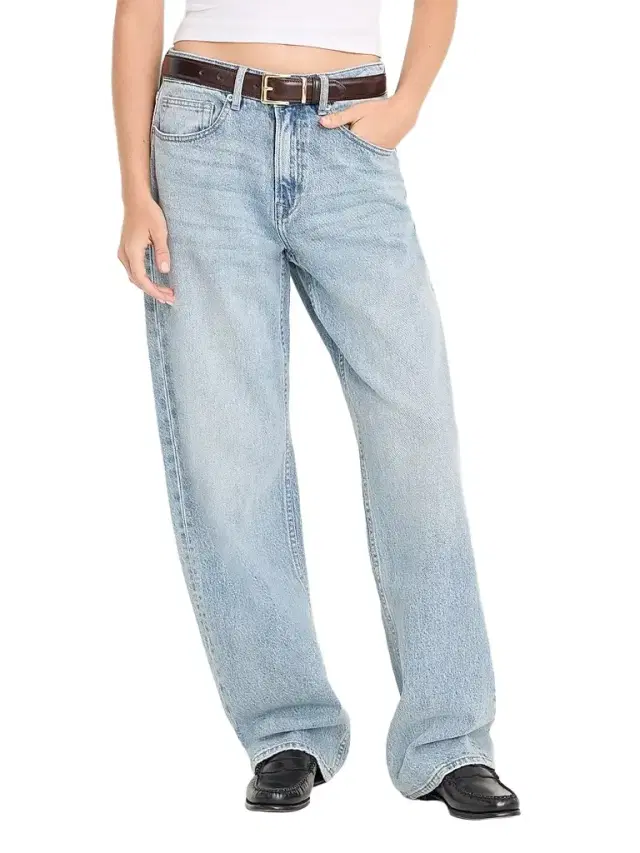 Good American Women's Good 90's Mid-Rise Relaxed Jeans - Indigo