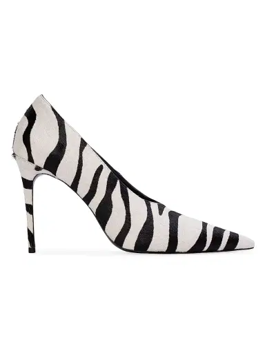 Black Suede Studio Women's Jona 100MM Zebra Pony Hair Pumps - Zebra Pony Hair - Size 9.5 | Thumbnail 1 Black Suede Studio Women's Jona 100MM Zebra Pony Hair Pumps - Zebra Pony Hair - Size 9.5 | Thumbnail 1