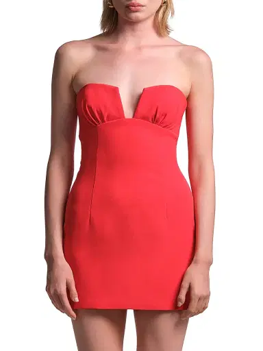 BCBGMAXAZRIA Women's Ramone Strapless Minidress - Flame - Size 14 | Thumbnail 2 BCBGMAXAZRIA Women's Ramone Strapless Minidress - Flame - Size 14 | Thumbnail 2