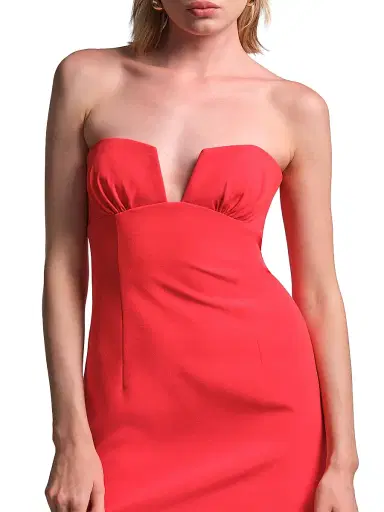 BCBGMAXAZRIA Women's Ramone Strapless Minidress - Flame - Size 14 | Thumbnail 6 BCBGMAXAZRIA Women's Ramone Strapless Minidress - Flame - Size 14 | Thumbnail 6
