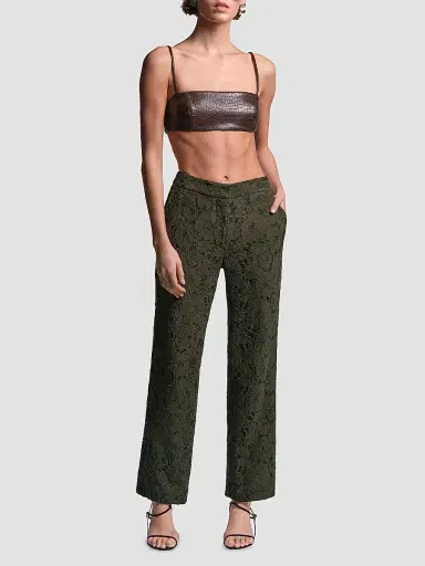 BCBGMAXAZRIA Women's Safiya Lace Tailored Pants | Thumbnail 2 BCBGMAXAZRIA Women's Safiya Lace Tailored Pants | Thumbnail 2