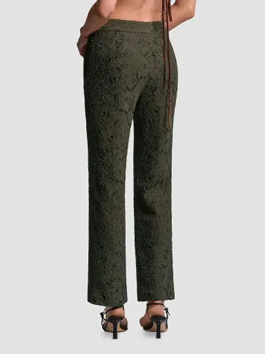 BCBGMAXAZRIA Women's Safiya Lace Tailored Pants | Thumbnail 3 BCBGMAXAZRIA Women's Safiya Lace Tailored Pants | Thumbnail 3