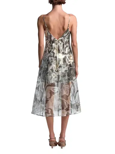 BCBGMAXAZRIA Women's Lorelie Floral Midi Dress - Abstract Garden Print - Size 14 | Thumbnail 4 BCBGMAXAZRIA Women's Lorelie Floral Midi Dress - Abstract Garden Print - Size 14 | Thumbnail 4