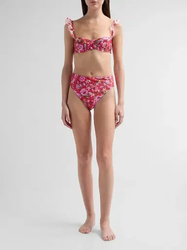 PatBo Women's Peony Print Balconette Bikini Top - Red - Size XS | Thumbnail 2 PatBo Women's Peony Print Balconette Bikini Top - Red - Size XS | Thumbnail 2