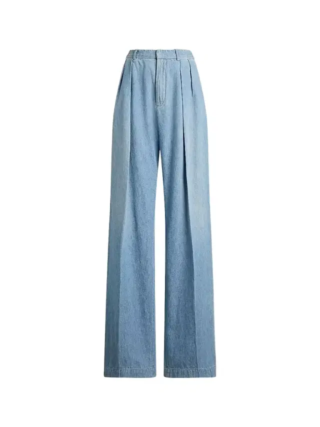 Women's Livie Pleated Denim Jeans - Cirrus Indigo