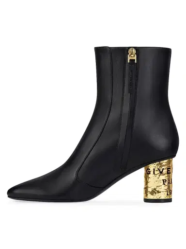 Givenchy Women's Tape Ankle Boots in Leather - Black - Size 11 | Thumbnail 3 Givenchy Women's Tape Ankle Boots in Leather - Black - Size 11 | Thumbnail 3