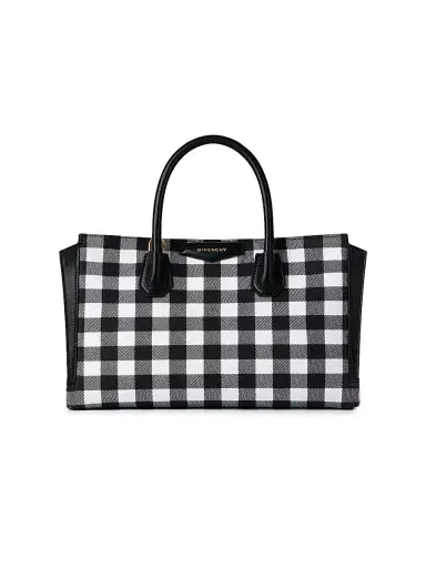 Givenchy Women's Small Antigona Catchall Top Handle Bag - Black White | Thumbnail 1 Givenchy Women's Small Antigona Catchall Top Handle Bag - Black White | Thumbnail 1