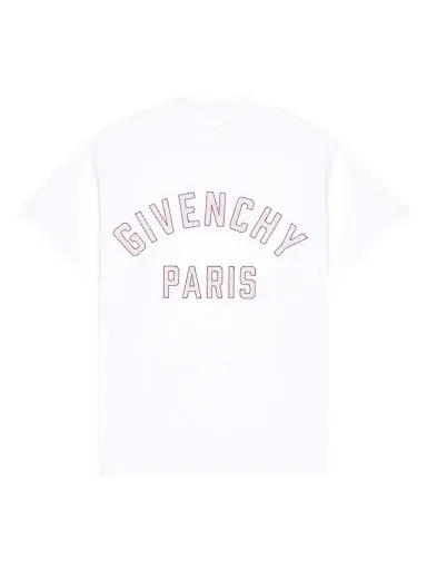 Givenchy Women's T-Shirt in Cotton with Embroidery - White | Thumbnail 1