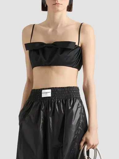 Givenchy Women's Bra Top with Bow - Black - Size 12 | Thumbnail 3 Givenchy Women's Bra Top with Bow - Black - Size 12 | Thumbnail 3