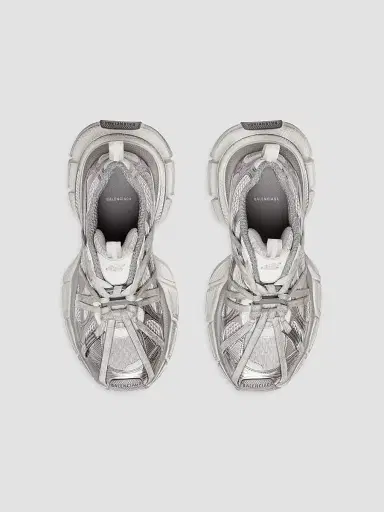 Balenciaga Women's 3XL Extreme Laces B Sneakers - Grey - Size 5 | Thumbnail 5
