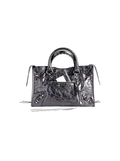 Balenciaga Women's Le City Top Handle Bag - Steel Grey | Thumbnail 1