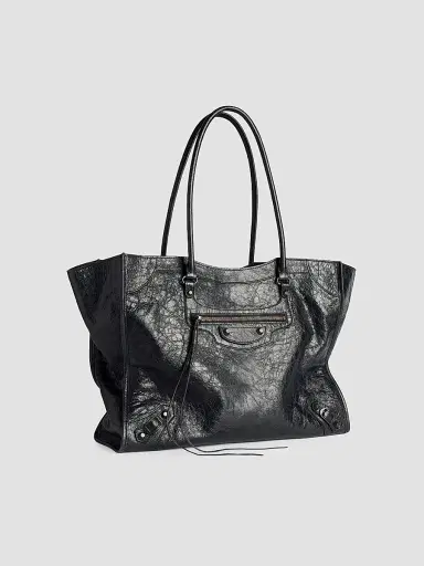 Balenciaga Women's Le City Medium Tote Bag - Black | Thumbnail 5 Balenciaga Women's Le City Medium Tote Bag - Black | Thumbnail 5