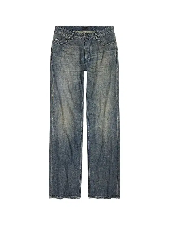 Balenciaga Men's Relaxed Fit Jeans - Blue