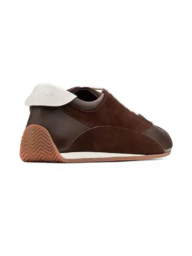 NEOUS Women's Berenices Low-Top Suede & Leather Sneakers - Dark Chocolate Cream - Size 11 | Thumbnail 2 NEOUS Women's Berenices Low-Top Suede & Leather Sneakers - Dark Chocolate Cream - Size 11 | Thumbnail 2