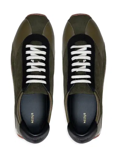NEOUS Women's Berenices Low-Top Suede & Leather Sneakers - Olive Black - Size 10 | Thumbnail 3 NEOUS Women's Berenices Low-Top Suede & Leather Sneakers - Olive Black - Size 10 | Thumbnail 3