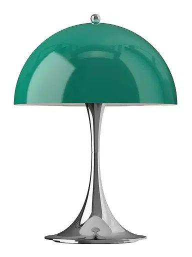 Louis Poulsen Panthella 250 Portable Original Chrome Lamp - Original Opal Green | Thumbnail 1 Louis Poulsen Panthella 250 Portable Original Chrome Lamp - Original Opal Green | Thumbnail 1