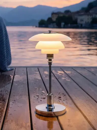 Louis Poulsen Ph 1/1 Portable Chrome Plate Lamp | Thumbnail 4