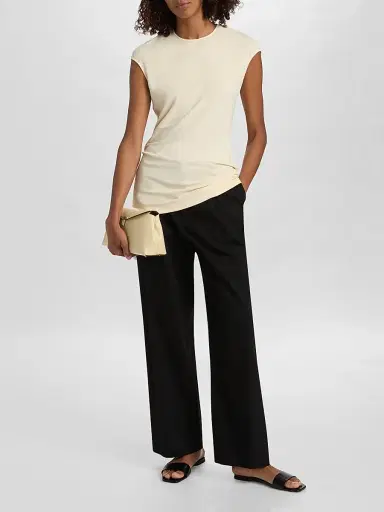 TOTEME Women's Everyday Jersey Top - Ecru - Size XL | Thumbnail 2