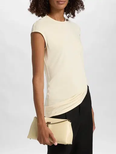 TOTEME Women's Everyday Jersey Top - Ecru - Size XL | Thumbnail 4